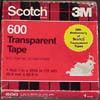 Scotch Transparent Tape #600-1 wide by 2592 ROLL