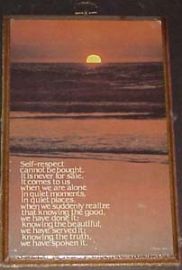 Hanging Wood Plaque with Inspirational Message