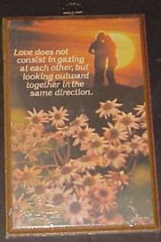 HANGING INSPIRATIONAL WOOD PLAQUE - Love