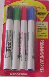 MARKETTE Permanent Marker Set of Four