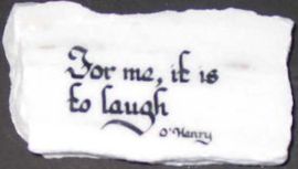 MARBLE WHITE ROCK WITH INSCRIPTION!