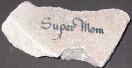 MARBLE ROCK WITH INSCRIPTION!