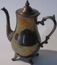 ORNATE SILVERPLATE COFFEE SERVER