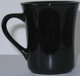 BLACK SHINY COFFEE MUG