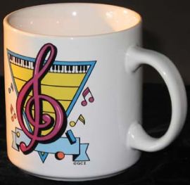 MUSIC THEME COFFEE MUG By Gift Creations