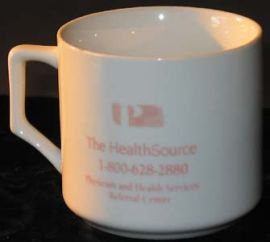 COFFEE MUG WITH PALOMAR MEDICAL LOGO!
