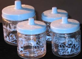 Blue BABY ROOM CANNISTER SET