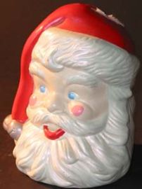 SANTA BANK - HAND PAINTED