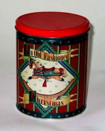 OLD FASHIONED CHRISTMAS TIN