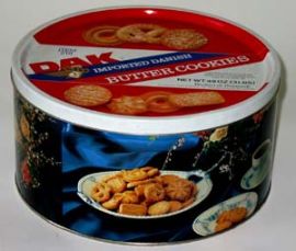 DAK DANISH BUTTER COOKIES ORIGINAL TIN!