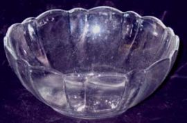 Clear  glass FRUIT BOWL