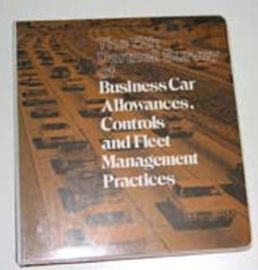 DARTNELL SURVEY-1973 BUSINESS CAR ALLOWANCES, & FLEET MANAGEMENT