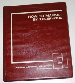 HOW TO MARKET BY TELEPHONE-TAPED SERIES WITH WORKBOOK