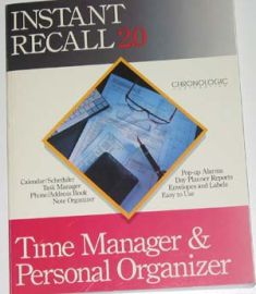 INSTANT RECALL 2.0-TIME MANAGER & ORGANIZER + 5 User trial