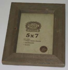 OLD BARNWOOD 5 X 7 PICTURE FRAME