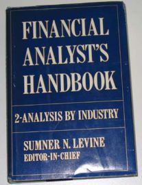FINANCIAL ANALYST'S HANDBOOK, 2-ANALYSIS BY INDUSTRY