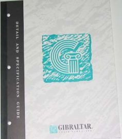 GILBRALTER SOLID SURFACING-Detail & Specification Guide