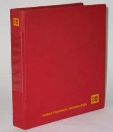 RED KODAK TECHNICAL INFORMATION BINDERS