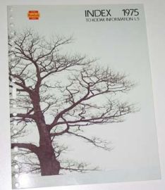 INDEX TO KODAK INFORMATION-1975 L-5