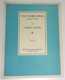 THE TUMBLE-WEED SHEET MUSIC