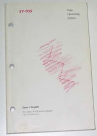 SY-TOS TAPE OPERATING SYSTEM USER'S GUIDE-SYSTRON