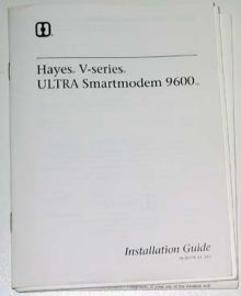 HAYES V-SERIES ULTRA SMARTMODEM 9600 INSTALLATION & USER'S GUIDE