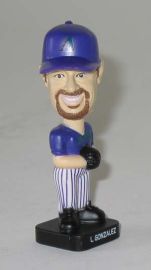 L. GONZALEZ #20-Toggle Head Collector Toy!!   3' x 1 deep