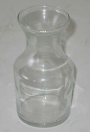 CLEAR 1/4-LITER BOTTLE. 5 TALL-2-1/2 DIA.