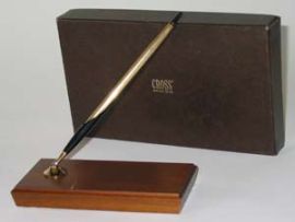 CROSS DESKSET-12k GOLD FILLED PEN