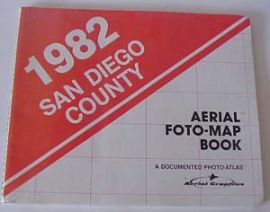 1982 SAN DIEGO COUNTY AERIAL PHOTO-MAP BOOK
