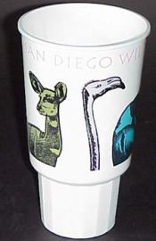 Plastic WILD ANIMAL PARK  Souvenir Cup Collectable