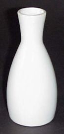 SAKE BOTTLE - WHITE CERAMIC