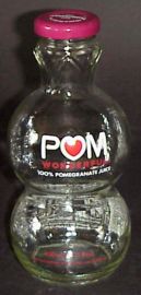 COLLECTOR BOTTLE-POM Wonderful 100% Pomegranate Juice!