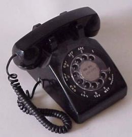 BLACK DIAL PHONE-COLLECTOR!