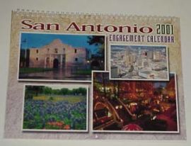 SAN ANTONIO 2001 ENGAGEMENT CALENDAR