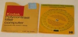 KODAK POLYCONTRAST FILTER COMPUTER EXPOSURE AND DENSITY RANGE