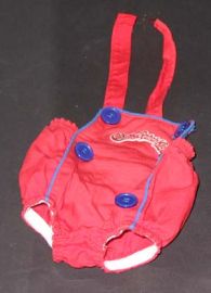 RED CABBAGE PATCH DOLL PANTS