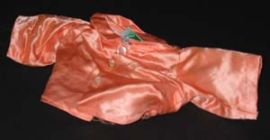 HAND-MADE CORAL JACKET FOR A CABBAGE PATCH DOLL