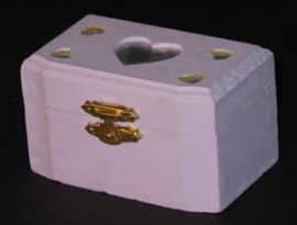 SMALL LAVENDER WOODED BOX