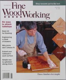 TAUNTON'S FINE WOOD WORKING MAG - June 2003