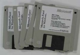 MICROSOFT EXCEL FOR WINDOWS - 5 DISC SET