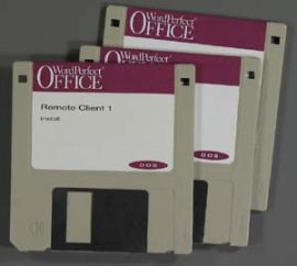 WORDPERFECT OFFICE REMOTE CLIENT 3 DISC SET INSTALL