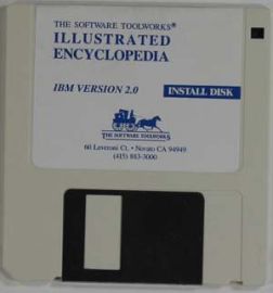 THE SOFTWARE TOOLWORKS ILLUSTRATED ENCYCLOPEDIA INSTALL DISK