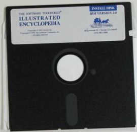 THE SOLFTWARE TOOLWORKS ILLUSTRATED ENCYCLOPEDIA INSTALL DISK