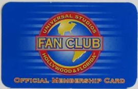 UNIVERSAL STUDIOS FAN CLUB