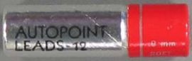 AUTOPOINT LEADS RED B(SOFT)