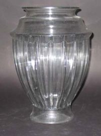 LARGE CLEAR GLASS VASE