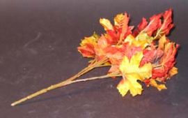 SILK AUTUMN LEAF SPRAY