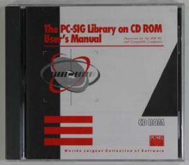 THE PC-SIG LIBRARY ON CD ROM USER'S MANUAL - 1 CD
