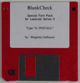 MAGNETIC SOFTWARE, BLANKCHECK - 1 DISK